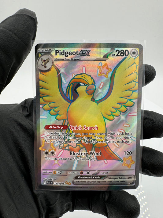 Pokémon Paldean Fates - Shiny Pidgeot EX Full Art